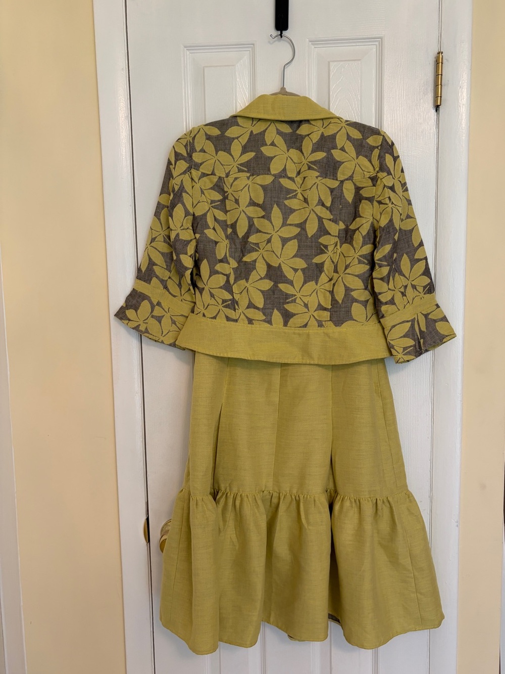 Vintage Knth Anderson 100% Cotton Dress & Jacket Set - Picture 2 of 15